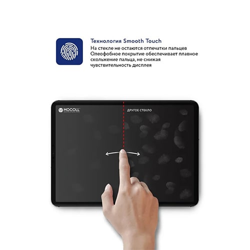 Прозрачное защитное стекло 2.5D MOCOLL GOLDEN AMOR для iPad PRO (12.9') 2018-2021