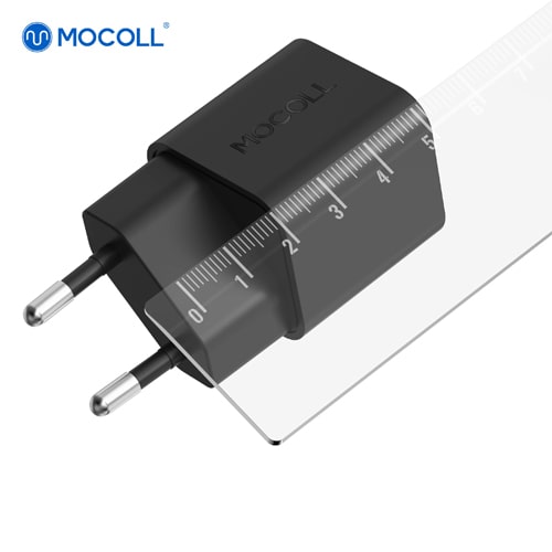 Сетевое зарядное устройство MOCOLL 20W Fast Charge Type-C Black