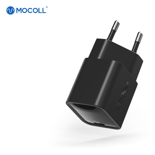 Сетевое зарядное устройство MOCOLL 20W Fast Charge Type-C Black