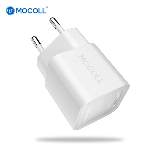 Сетевое зарядное устройство MOCOLL 20W Fast Charge Type-C White