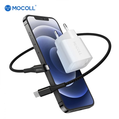 Сетевое зарядное устройство MOCOLL 20W Fast Charge Type-C White