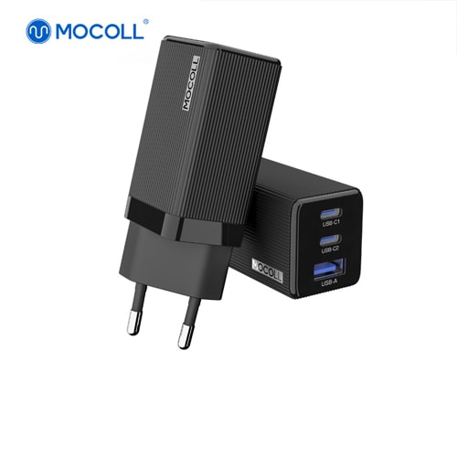 Зарядное устройство MOCOLL 65W GaN Fast Charge Black