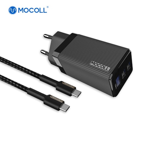 Зарядное устройство MOCOLL 65W GaN Fast Charge Black