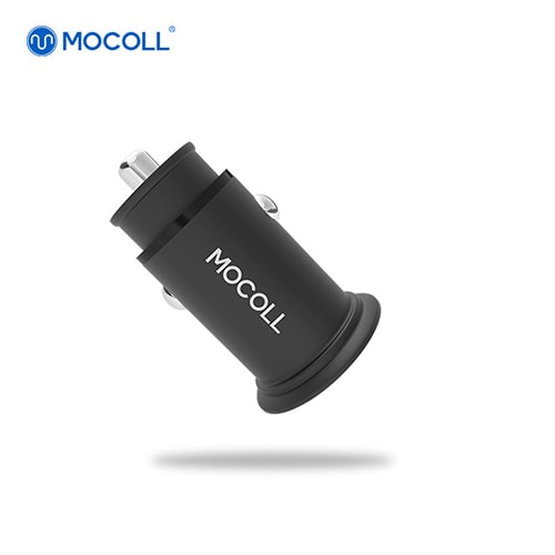 Автомобильное зарядное устройство MOCOLL 30W Type-C/Type-A Black
