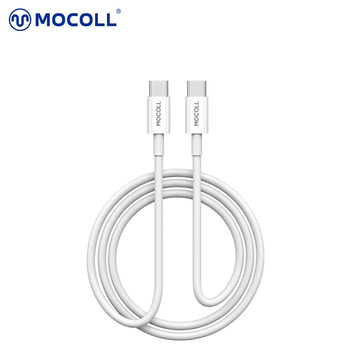 Кабель MOCOLL Type-C to Type-C White