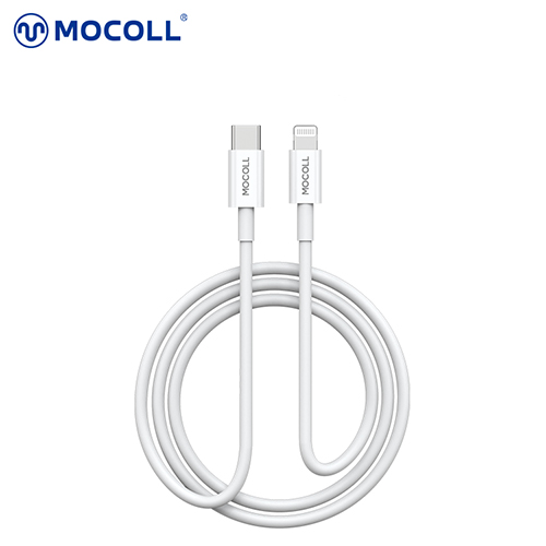 MFI Кабель MOCOLL Type-C  to Lightning White
