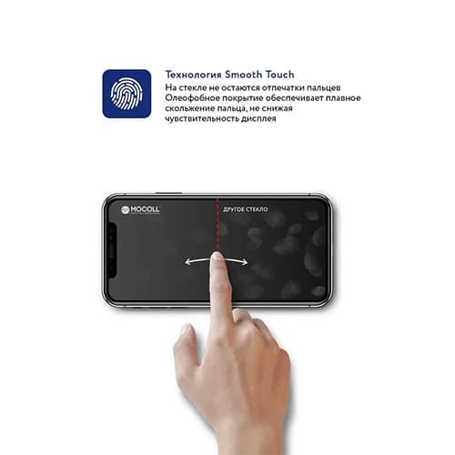 Матовое защитное стекло 2.5D MOCOLL Rhinoceros для iPhone 12 Mini