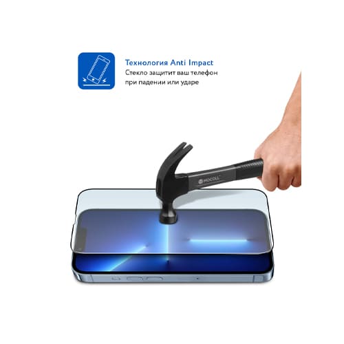 Матовое защитное стекло 2.5D MOCOLL Rhinoceros для iPhone 13/13 Pro