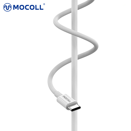 Кабель MOCOLL Type-C to Type-C White