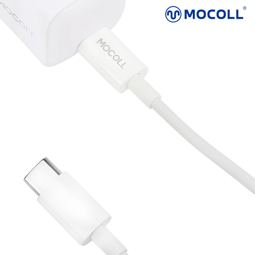 Кабель MOCOLL Type-C to Type-C White