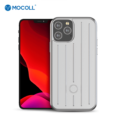 Серебристый металлический чехол для iPhone 12 Mini