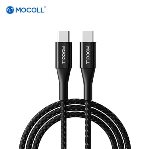 Дата-кабель MOCOLL Type-C to Type-C Black